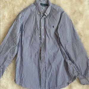 Ralph Lauren blue stripe XL men’s shirt